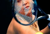 La Japonaise Naomi Osaka, lors de sa victoire au premier tour du tournoi WTA de Melbourne 1 contre la Française Alizé Cornet, le 4 janvier 2022