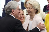 Le commissaire européen au Marché intérieur, Thierry Breton et la présidente de la Commission européenne Ursula von der Leyen, le 18 juillet 2024 au Parlement européen à Strasbourg