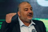 Mansour Abbas, chef du parti arabe Raam, le 23 mars 2021 à Tamra (nord d'Israël)