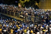 Manifestation pro-démocratie devant le siège de la police de Hong Kong, le 21 juin 2019
