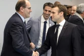 Le président Emmanuel Macron et Jean Castex, désormais Premier ministre, le 9 janvier 2019 à Créteil