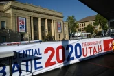 Kingsbury Hall, le site du débat entre les candidats à la vice-présidence américaine, le 5 octobre 2020 à Salt Lake City, dans l'Utah
