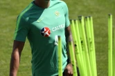 L'attaquant de l'Australie Tim Cahill lors d'une séance d'entraînement à Kazan, le 19 juin 2018