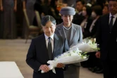 L'ex-empereur Akihito et l'ex-impératrice Michiko assistent à une cérémonie commémorative à l'occasion du 30e anniversaire du tremblement de terre de Kobe, le 17 janvier 2025 au Japon