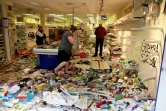 Un magasin pillé et saccagé lors des manifestations anti-G20, le 8 juillet 2017 à Hambourg