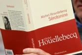 Le nouveau roman de l'écrivain français Michel Houellebecq, "Sérotonine", photo prise à Paris, le 3 janvier 2019