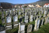 Le cimetière juif de Westhoffen, le 4 décembre 2019, après la profanation de 107 tombes