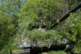 Un tank ukrainien près de Lyssytchansk, le 9 mai 2022