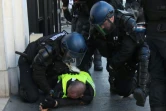 Un Gilet jaune interpellé par les gendarmes à Paris le 23 février 2019