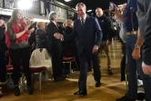 Le leader du Parti du Brexit Nigel Farage en campagne électorale à Buckley au pays de Galles, le 2 décembre 2019