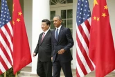 Le président américain Barack Obama et le président Xi Jinping à la Maison blanche à Washington le 25 septembre 2015