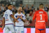 Les Lyonnais, sèchement battus par Bordeaux, le 26 septembre 2015 au stade Matmut Atlantique