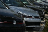 Des véhicules Volkswagen chez un concessionnaire de la marque le 28 juin 2016 à Los Angeles en Californie