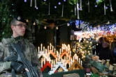 Patrouille militaire à la réouverture du marché, à Starsbourg, le 14 décembre 2018 