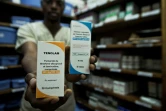 Des antirétroviraux dans une pharmacie de Médecins Sans Frontières en République démocratique du Congo en 2015