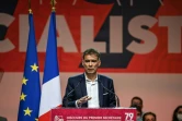 Olivier Faure lors d'un congrès du Parti socialiste, le 19 septembre 2021 à Villeurbanne