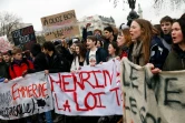 Manifestation d'étudiants place de la Nation le 31 mars 2016 à Paris 
