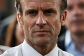Le président français Emmanuel Macron, le 28 mars 2022 à Dijon