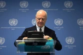 Staffan de Mistura, l'émissaire de l'ONU pour la Syrie, à Vienne, le 27 janvier 2018