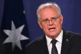 Le Premier ministre australien Scott Morrison, le 23 février 2022 à Sydney