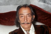 Salvador Dali à Paris le 13 décembre 1972