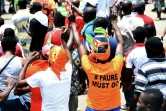 Des manifestants d'opposition à Lomé, au Togo, le 6 septembre 2017
