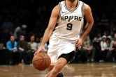 Le joueur des Antonio Spurs Tony Parker lors du match face aux Brooklyn Nets le 16 janvier 2018