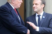 Emmanuel Macron et Donald Trump à l'Elsyée, le 10 novembre 2018