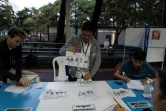 Dépouillement des bulletins de vote de la présidentielle, le 20 août 2023 à Guatemala