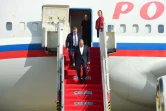 Le ministre des Affaires étrangères russe Sergueï Lavrov arrive à New Delhi à la veille du sommet du G20 en Inde, le 8 septembre 2023


