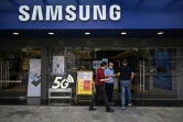 Une boutique Samsung, le 26 mai 2020 à Wuhan, en Chine