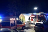 Des secouristes interviennent sur le lieu d'un accident de la route à Lutago, sur une photo fournie par les pompiers italiens le 5 janvier 2020