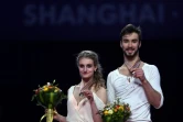 Gabriella Papadakis et Guillaume Cizeron, champions du monde de danse sur glace, le 27 mars 2015 à Shanghaï