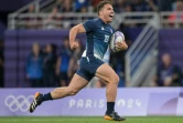 Le rugbyman français Antoine Dupont le 25 juillet 2024 au stade de France à Saint-Denis lors du tournoi olympique de rugby à 7