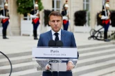 Le président  Emmanuel Macron à l'Elysée, à Paris, le 19 juin 2024