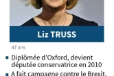 Liz Truss, future Première ministre britannique