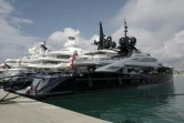 Des yachts au "quai des milliardaires" à Antibes, le 3 juillet 2020