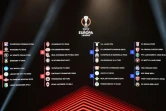 Les groupes de Ligue Europa après le tirage au sort, le 27 août 2021 à Istanbul