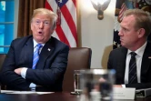 Le président Donald Trump et Patrick Shanahan, ministre adjoint de la Défense, le 18 juillet 2017 à la Maison Blanche