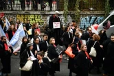 Manifestation d'avocats contre la réforme des retraites, à Paris le 3 février 2020