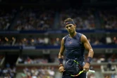 Le tenant du titre Rafael Nadal vainqueur de David Ferrer sur abandon à l'US Open, le 27 août 2018 à New York
