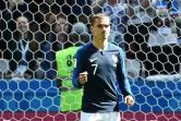 Antoine Griezmann buteur sur penalty pour la France contre l'Australie à Kazan, le 16 juin 2018
