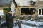 Une habitation détruite par un bombardement à Donetsk, le 12 janvier 2024