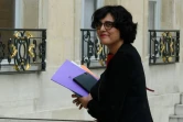 La ministre du Travail Myriam El-Khomri arrive à l'Elysée à Paris pour un conseil des ministres extraordinaire, le 10 mai 2016