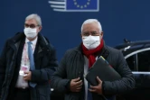 Le Premier ministre portugais Antonio Costa arrive au siège de l'Union européenne à Bruxelles, le 10 décembre 2020