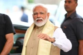 Le Premier ministre indien Narendra Modi, le 21 mai 2019 au siège du parti BJP à New Delhi