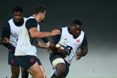 Les joueurs du XV de France à l'entraînement au centre du rugby de Marcoussis, le 11 novembre 2020