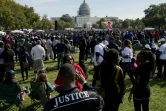 Manifestation de Noirs à Washington pour réclamer plus de justice, le 10 octobre 2015