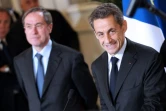 Claude Guéant et Nicolas Sarkozy, le 13 avril 2012 à Ajaccio