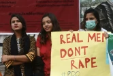 Le gouvernement pakistanais appelé à durcir la répression des crimes sexuels. Lors d'une manifestation à Karachi (sud) le 18 septembre 2020